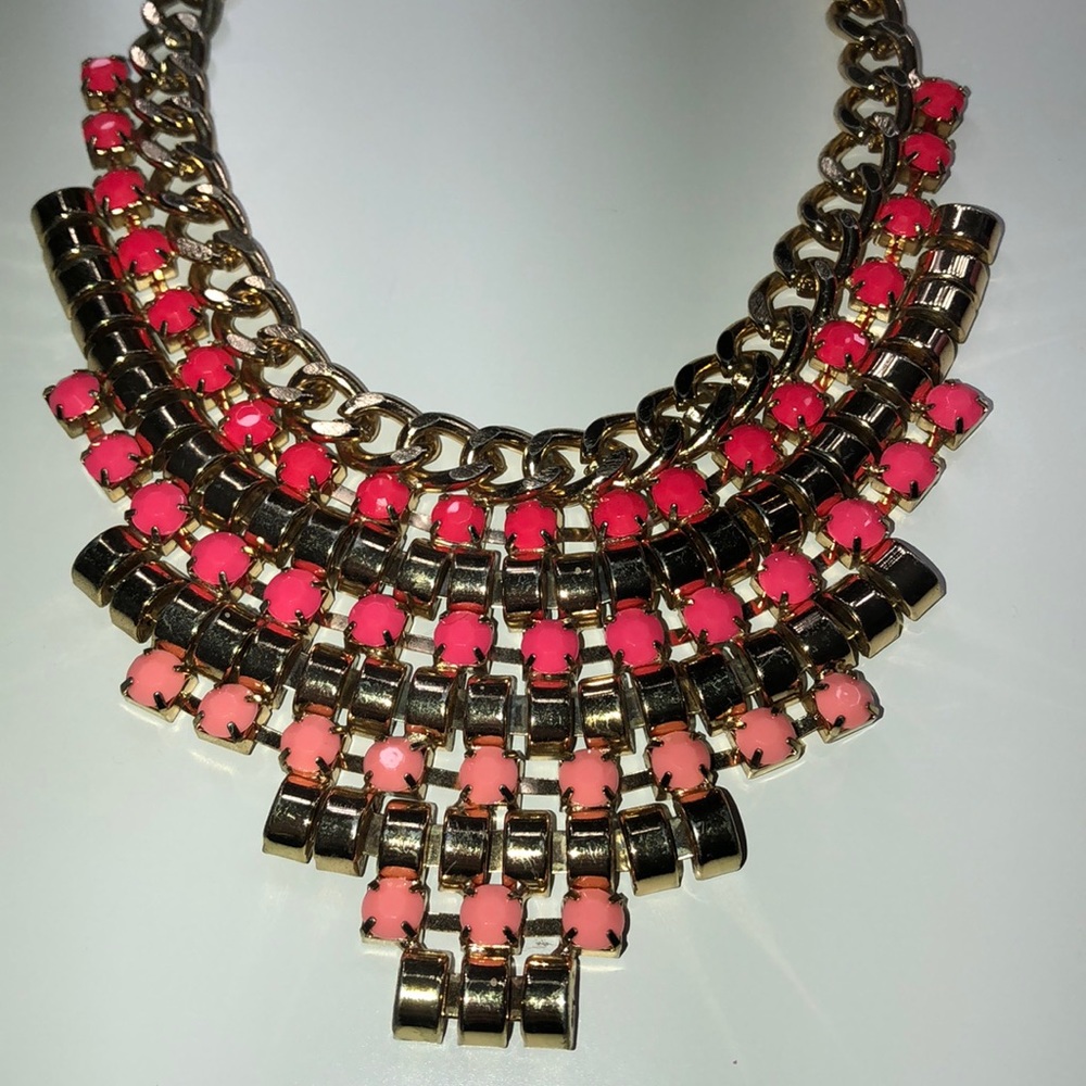 Pink Statement necklace - Picture 3 of 3